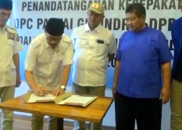 Hadapi Pilkada 2024 Kabupaten Cilacap, Partai Gerindra dan PAN Resmi Berkoalisi