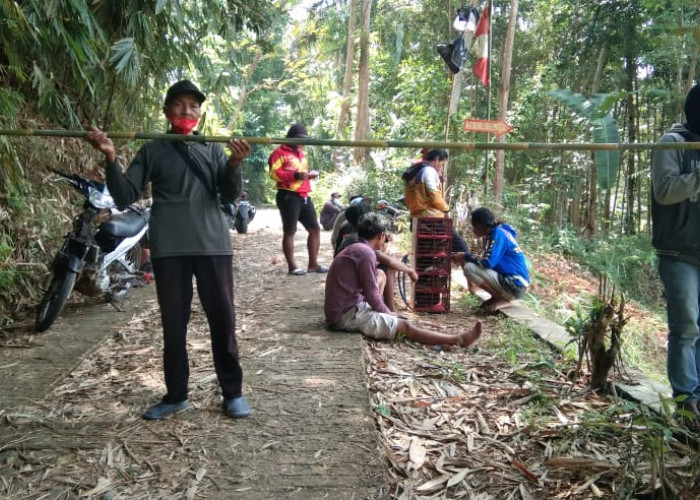 Tanah Labil, Desa kedungpring Usul jadi Jalan Kabupaten