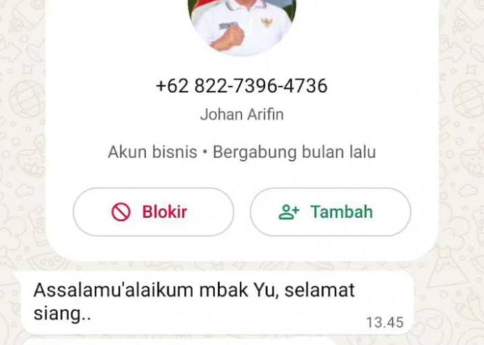 Nama Kepala DPMPTSP Kabupaten Purbalingga Diduga Dicatut untuk Melakukan Penipuan