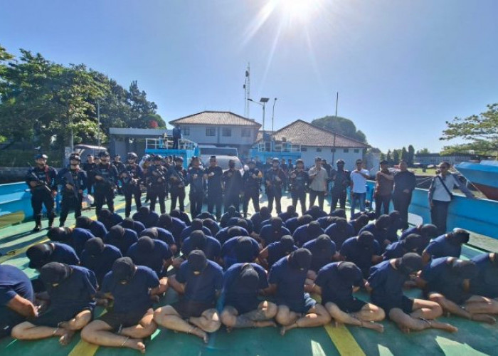 Nusakambangan Terima 50 Warga Binaan dari Lapas Surabaya