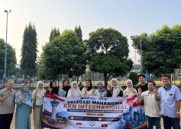 Resmi Di Lepas, KKN Internasional UMP Mahasiswa Berdayakan Migran di Hong Kong