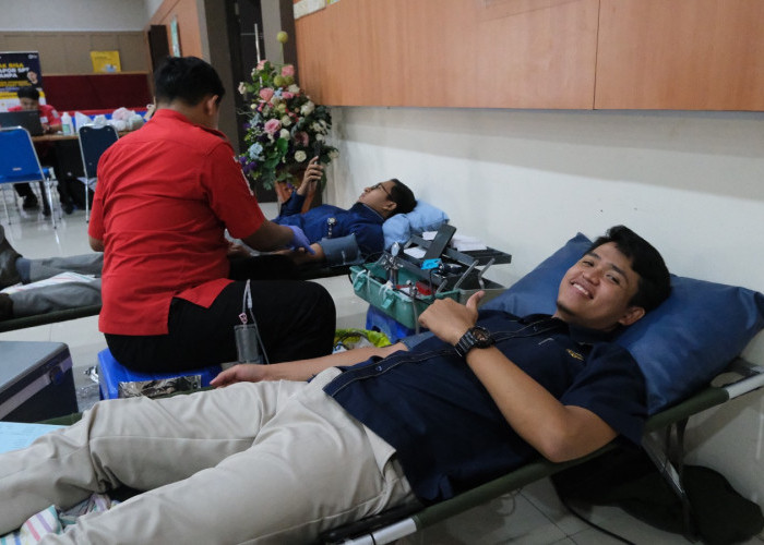 Hari Oeang RI ke-79: KPP Purbalingga Dukung Program Donor Darah 1 Ton Kemenkeu Jateng