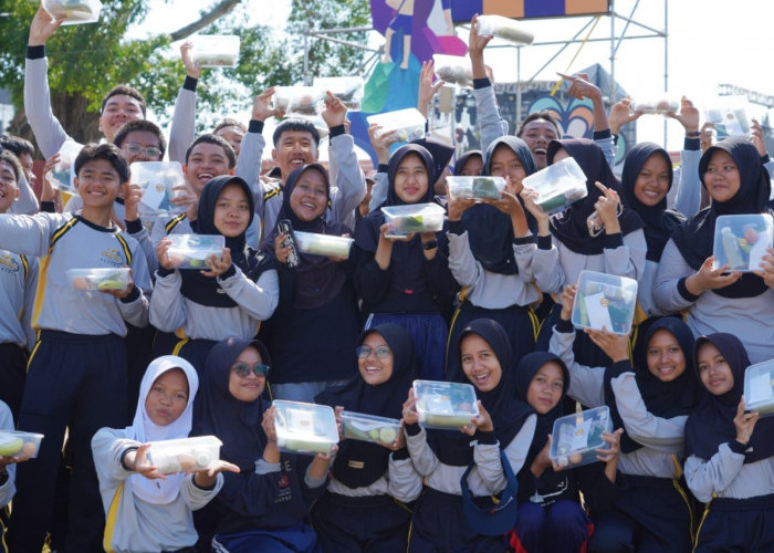 Ratusan Pelajar Ikuti Edukasi Pangan B2SA di Alun-alun Kebumen