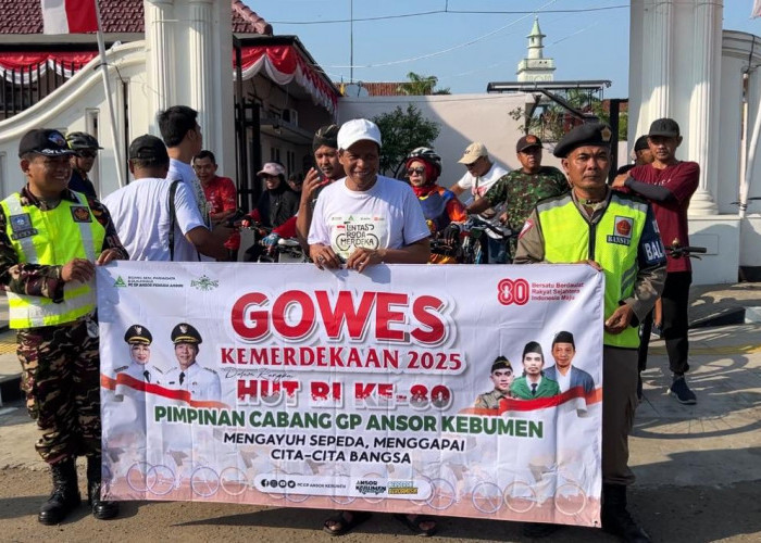 Wabup Lepas Gowes Kemerdekaan HUT RI Ke-80