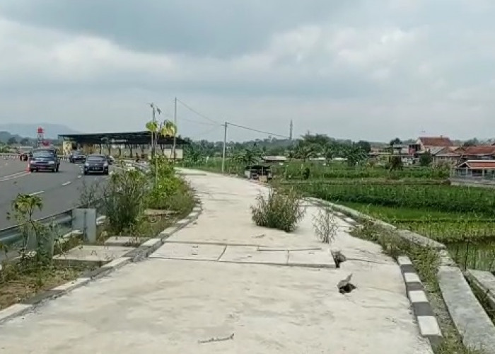 Duh, Trotoar Amblas di Jalan Bung Karno Ternyata Sudah 5 Bulan, Warga : Bisa  Berdampak ke Jalan Bung Karno