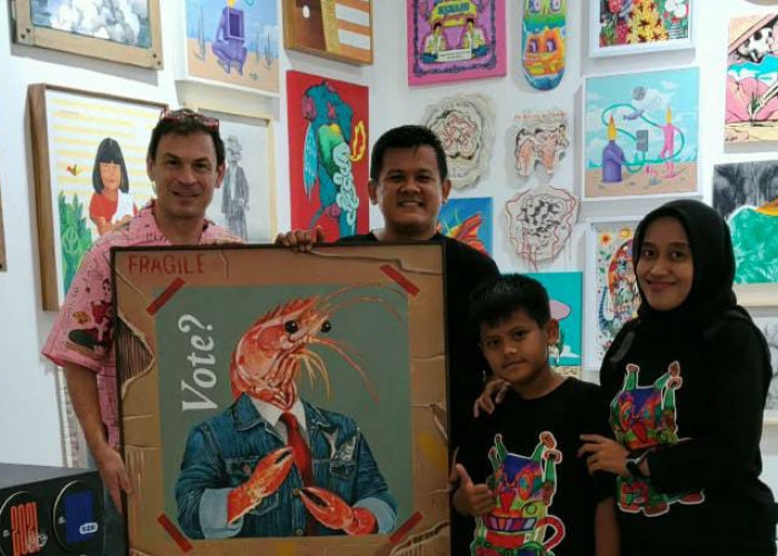 Lukisan Banyumas Dibeli Kolektor Asing, Karya Seniman Lokal Tembus Singapura dan Luksemburg