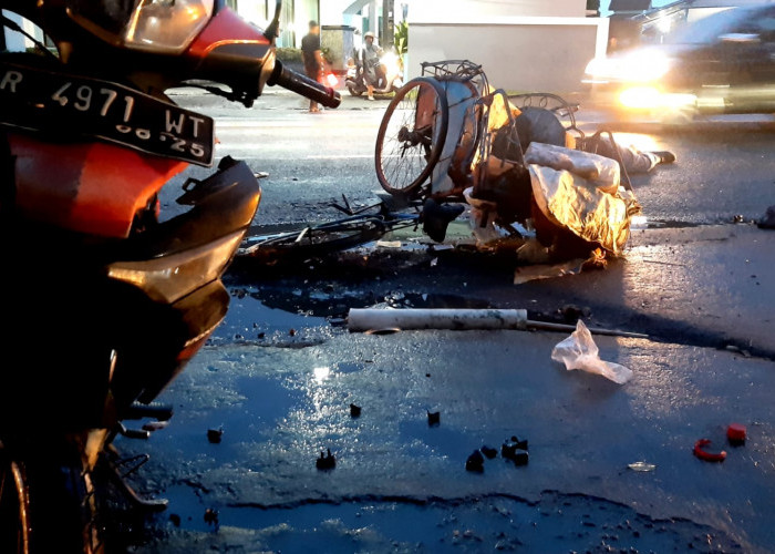 Begini Kronologi Kecelakaan Motor Vs Becak di Jalan Suparjo Rustam Sokaraja