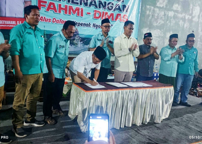 Fahmi-Dimas Siap Bangun Jembatan Permanen Sindang-Banjaran