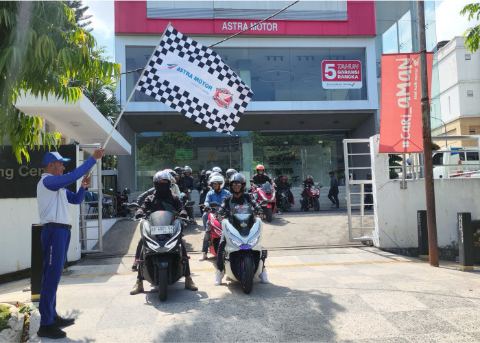 Astra Motor Yogyakarta Ajak Para Bikers Sunday Morning Ride Bersama Honda PCX160