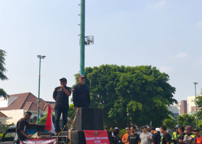 Ojol Banyumas Mengeluh Tercekik Potongan, Empat Tuntutan Nasional Disuarakan dalam Aksi