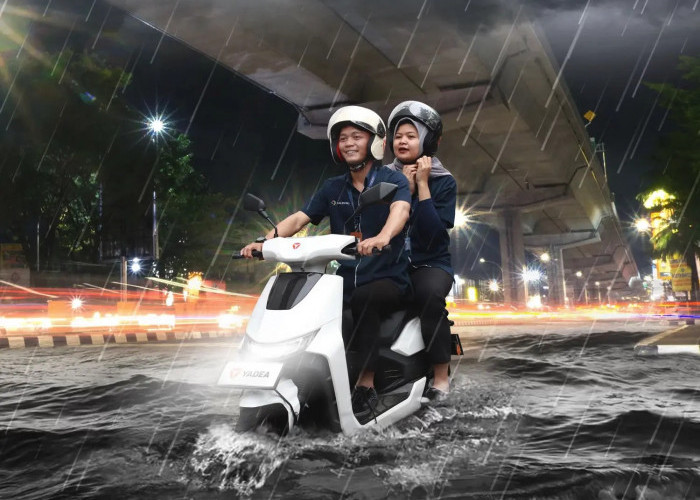 5 Kelebihan Mode Rain pada Motor Listrik, Stabil di Jalan Basah