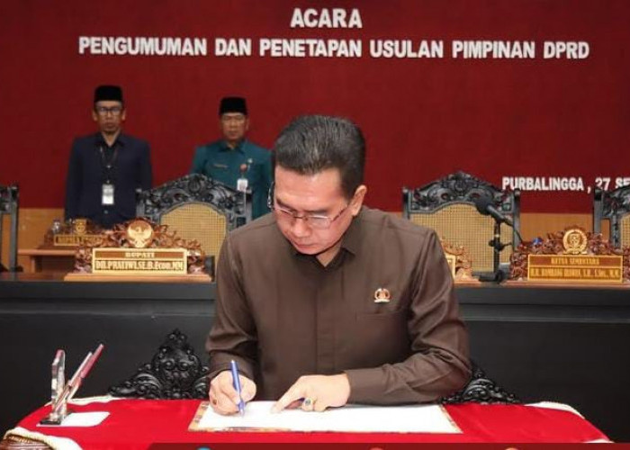 Formasi Lengkap, Susunan Pimpinan DPRD Purbalingga Diusulkan Kepada Gubernur