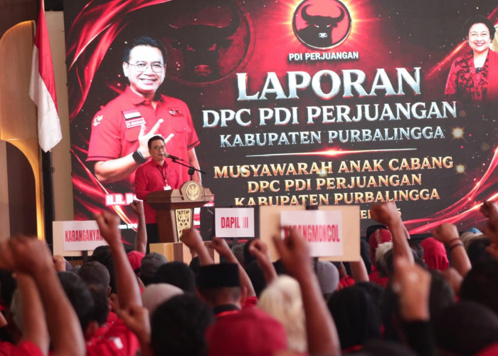 PDI Perjuangan Purbalingga Lantik Pengurus 18 PAC Serentak, Rangkul Gen Z untuk Pemilu 2029