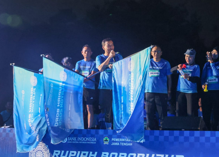 Lari Sambil Berbagi, Rp600 Juta dari Rupiah Borobudur Playon 2026 Disumbangkan ke Warga