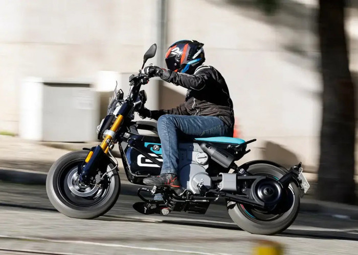 Intip Motor Listrik BMW CE 02, Gayanya Futuristik Total