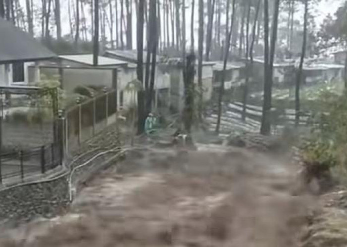 Hujan Deras Picu Debit Sungai Soso Desa Serang Purbalingga Naik, Warga Khawatir Banjir Bandang Terulang