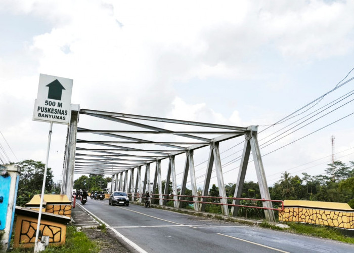 Jembatan Serayu Banyumas Ditutup Sementara, Begini Rekayasa Lalulintasnya