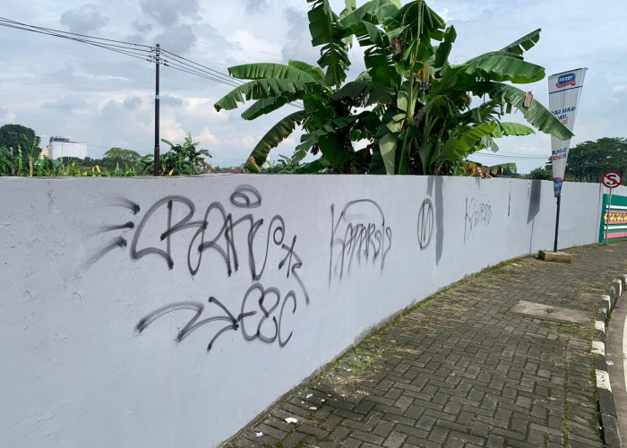 Belum Sebulan Dibersihkan, Dinding Underpass Soedirman Kembali Jadi Sasaran Vandalisme