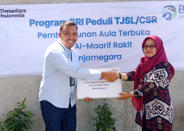 BRI Banjarnegara Serahkan Aula untuk MTs Al Maarif Rakit