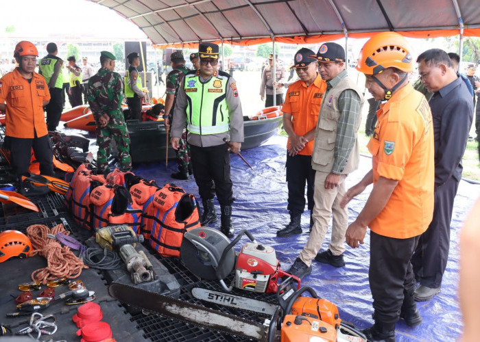 PAntisipasi Peralihan Musim, Polres Gelar Apel Tanggap Bencana
