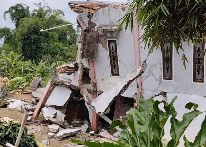 Pemkab Banjarnegara Bangun Hunian Sementara bagi Korban Pergerakan Tanah di Ratamba