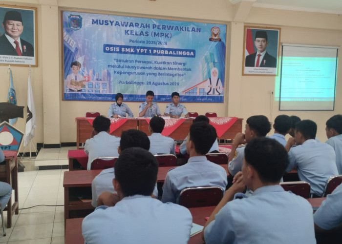 Jadi Cikal Bakal Kepengurusan OSIS, SMK YPT 1 Sukses Gelar MPK
