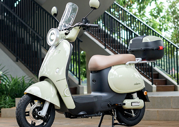 Gaya Eropa Banget! Motor Listrik United Milano V1 Tampil Klasik dan Canggih