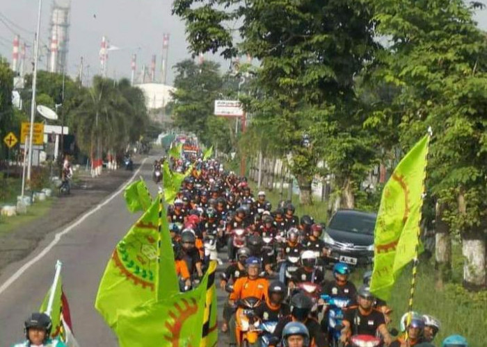 Perwakilan Buruh di Cilacap Sambut Rapat Penentuan Upah 2024 dengan Aksi Massa