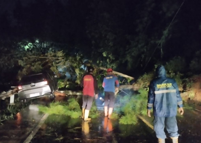 Cuaca Ekstrem Picu Bencana di Banyumas, Mobil Tertimpa Longsor di Rawalo