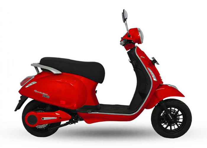 Motor Listrik Exotic Sprinter Prime Dengan Desain Mirip Vespa, Dibanderol dengan Harga 9 Jutaan 