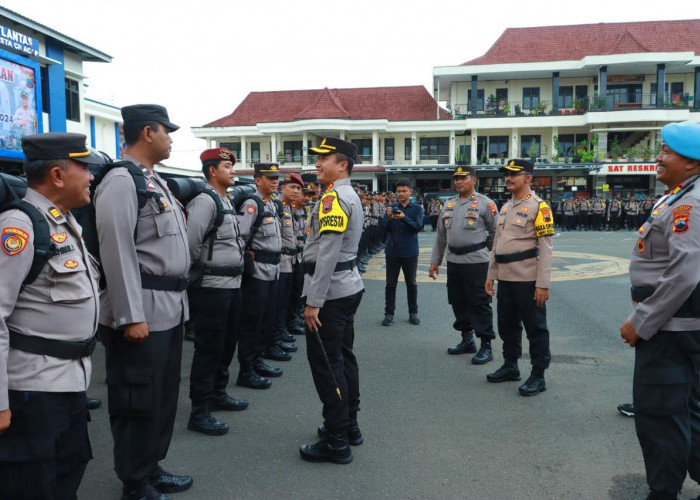 Pengamanan Pilkada, Polresta Cilacap Terjunkan 578 Personel