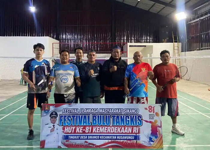 Viral! Gedung Kopdes Merah Putih di Sikanco Cilacap Jadi Lapangan Badminton, Pemdes: Hanya Sementara
