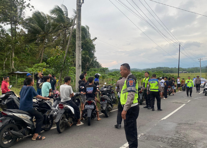 Razia di Lokasi Balap Liar Karangmoncol, Polisi Temukan 44 Sepeda Motor Melanggar Aturan