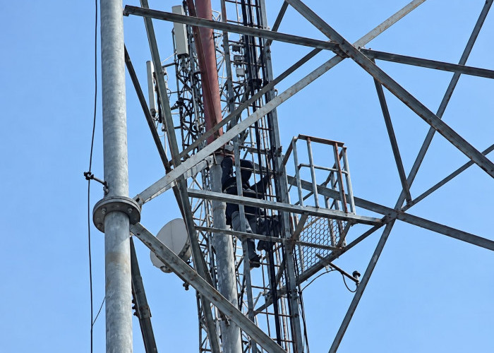 Bertahan 5 Jam di Tower 75 Meter, Pemuda di Panikel Cilacap Berhasil Dievakuasi