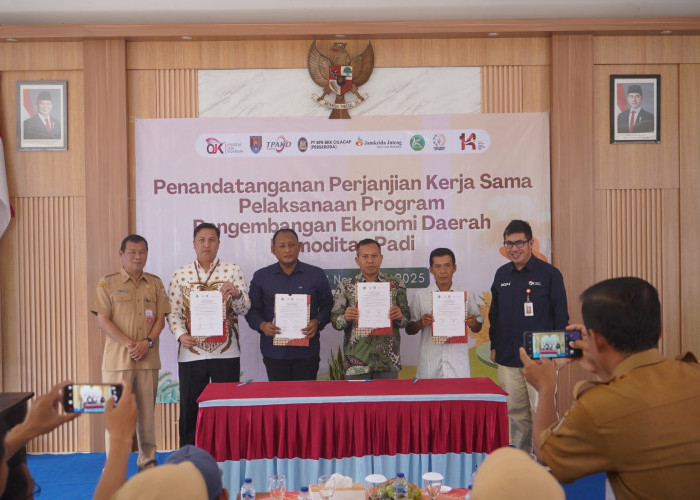 OJK Purwokerto dan TPKAD Cilacap Dorong Ketahanan Pangan dan Wujudkan Swasembada