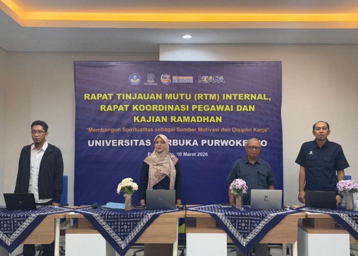 RTM Internal Jadi Langkah Universitas Terbuka Purwokerto Perkuat Manajemen Mutu