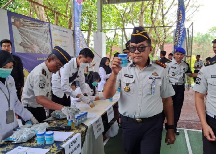 Hasil Tes Urine 103 Petugas Pemasyarakatan di Cilacap dan Nusakambangan Negatif Narkoba