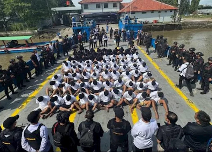 82 Napi Risiko Tinggi Dipindah ke Nusakambangan, Diperketat Pengawasan dan Pembinaan