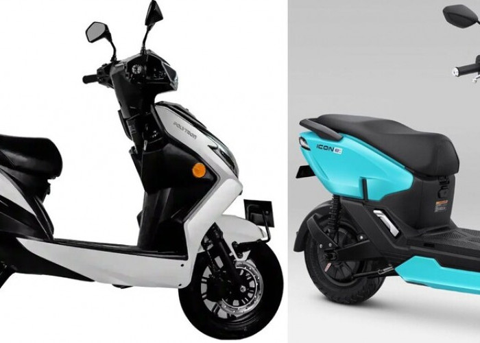 Beda Gaya, Beda Rasa! Motor Listrik Honda Icon e vs Polytron EVO, Pilih Mana?