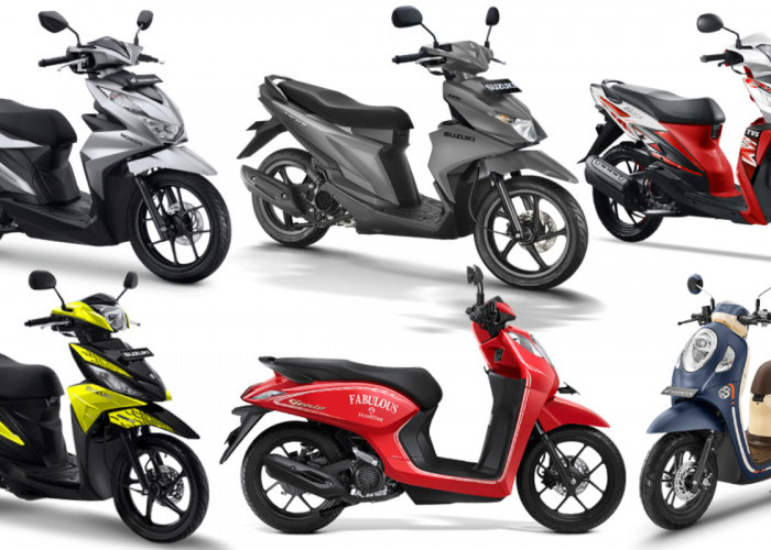 Tidak Perlu Banyak-Banyak, Cukup Siapin Budget Rp10 Juta Sudah Bisa Bawa Pulang 5 Motor Matic Ini!