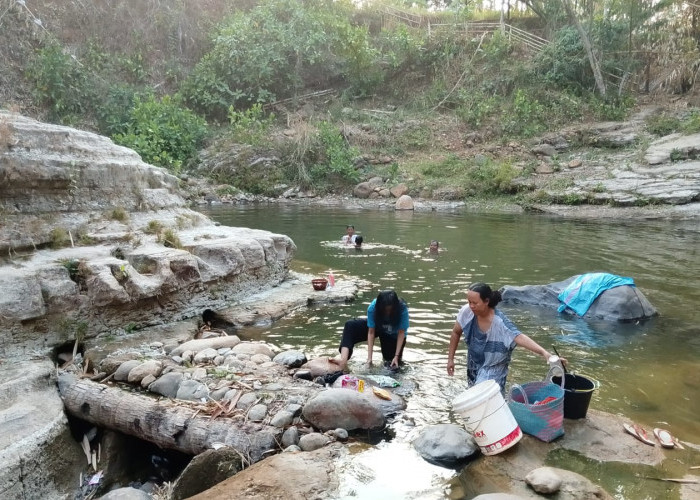 Wisata Alam Kedung Kampak di Musim Kemarau Panjang, Sumber Air Penyelamat di Saat Kondisi Darurat