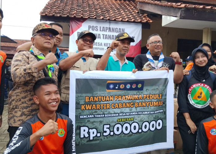 BPBD Banyumas Targetkan 210 Jiwa Terdampak Tanah Bergerak di Ketanda Mengungsi