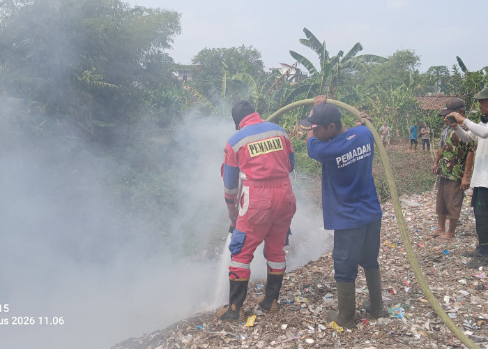 Pembakaran Sampah Picu Dua Kebakaran di Purwokerto, Api Hanguskan Lahan dan Tempat Pembuangan Limbah 