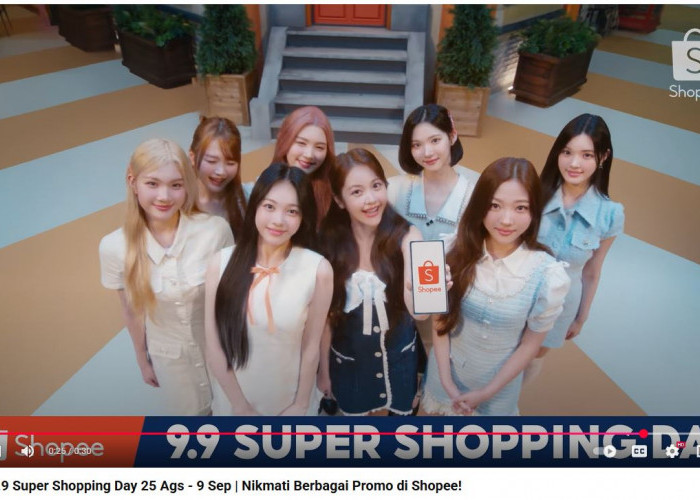 Keren Banget! Hearts2Hearts Tampil Memukau di Iklan Shopee 9.9 Super Shopping Day