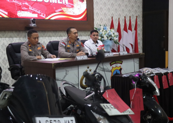 Polres Kebumen Ungkap Tiga Kasus Curanmor