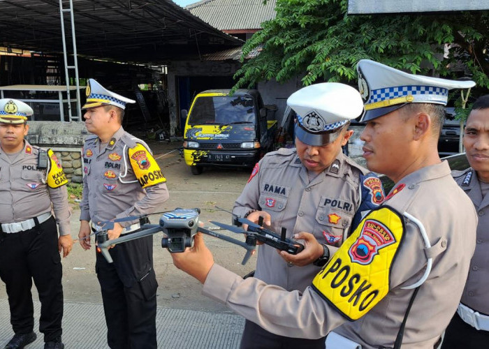 Gunakan ETLE Drone di Cilacap, 15 Pelanggar Tertangkap Kamera dalam Waktu 3 Menit