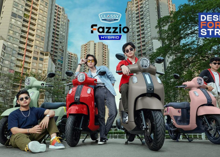 Yamaha Fazzio Hybrid Grayceful Pink & Yolo Black, Bikin Gen Z Makin Pede!