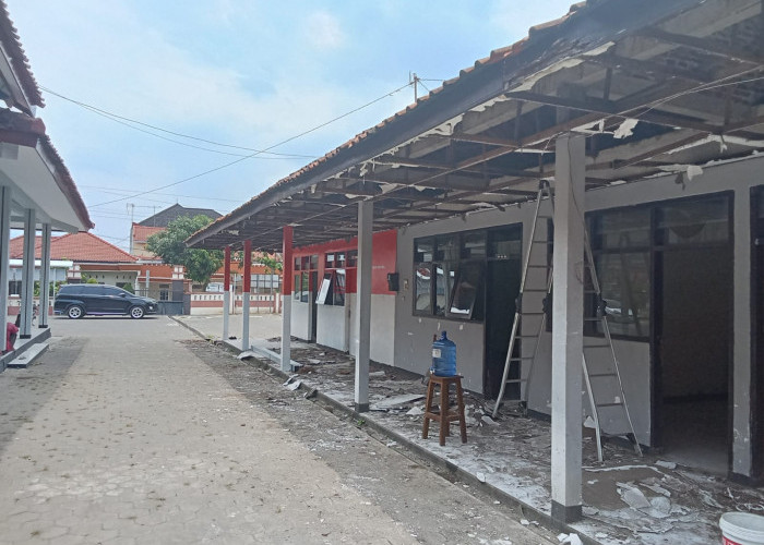 Rehab Kantor Kelurahan Bantarsoka MAsuk Tahap 2, Empat Ruangan Diperbaiki dengan Anggaran Rp99,1 Juta