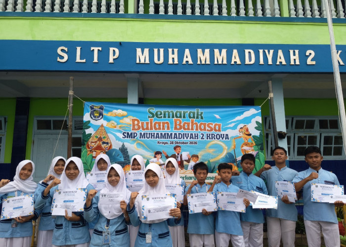  Bulan Bahasa, SMP Muhammadiyah 2 Kroya Gelar Lima Lomba Kreatif