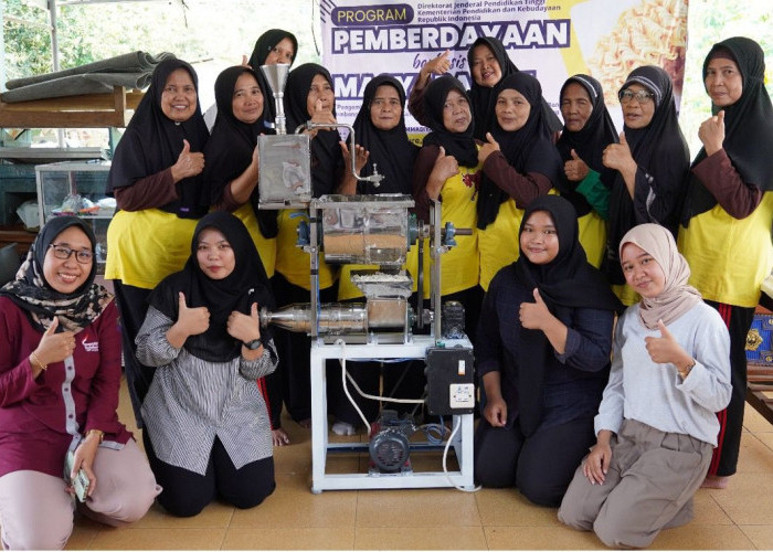 Tim Pengabdian Masyarakat Teknik Kimia UMP Sosialisasikan Model Produksi Mie MOCAF dengan Teknik Ekstruksi